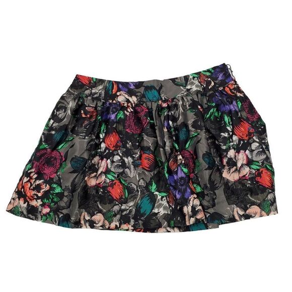 Candies Juniors Skirt Short Mini Floral Pleated Pockets Size 11 - Picture 1 of 6